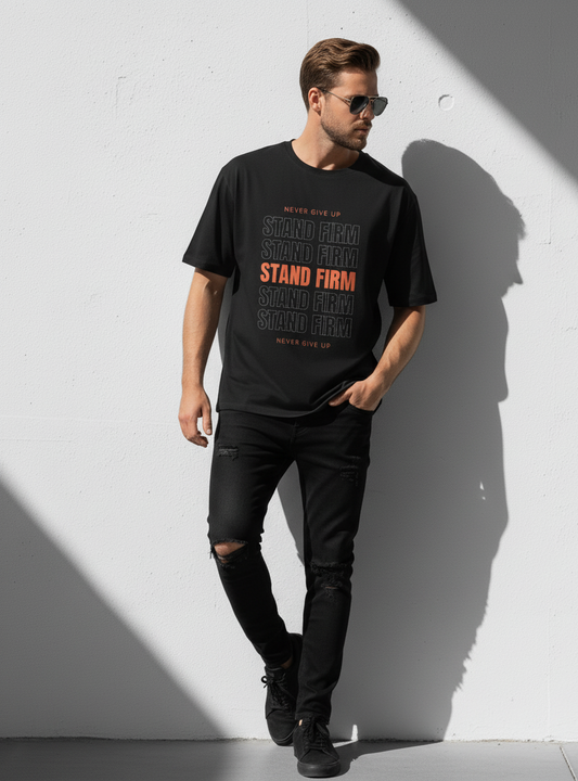 STAND FIRM - Men's oversized T-shirt